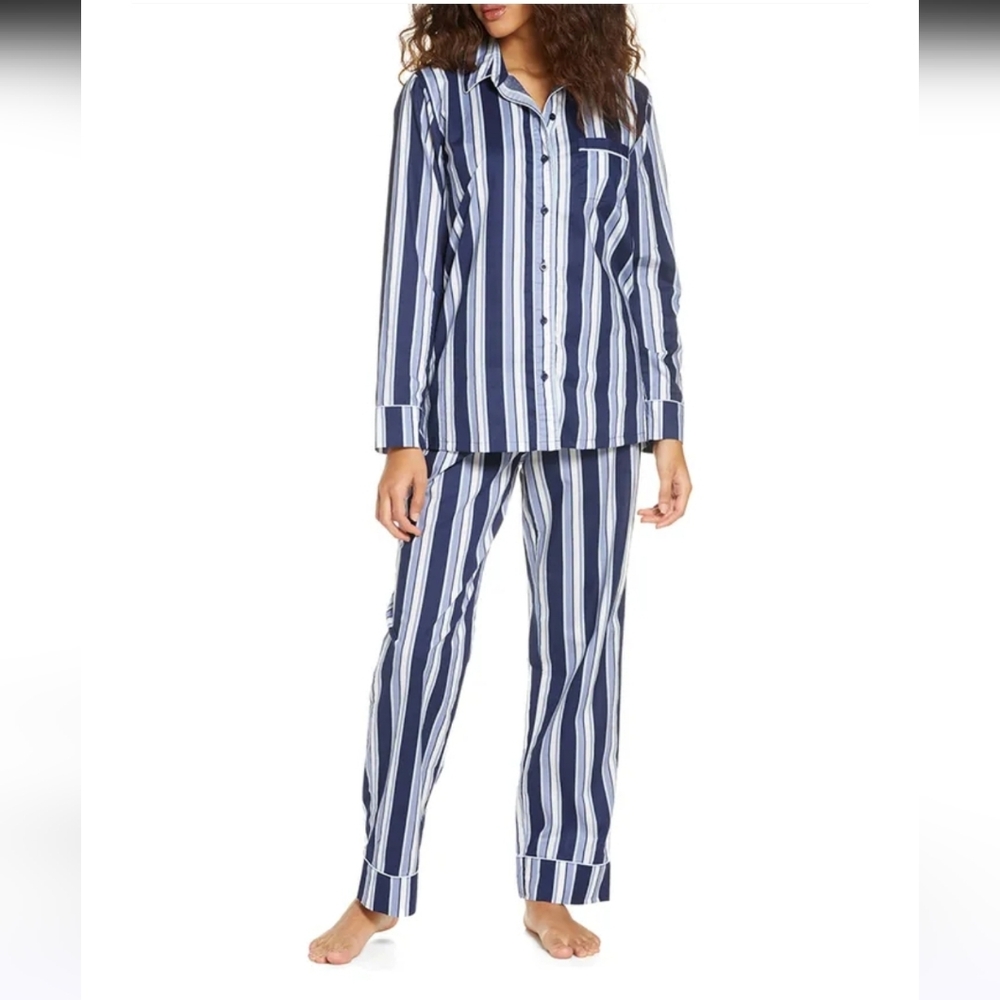 Nordstrom Striped Cotton Pajama Set